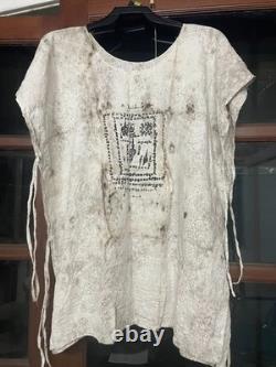 Rare Vintage Thai Yantra Talismanic Yant Shirt Large Over 40 Years Old Original