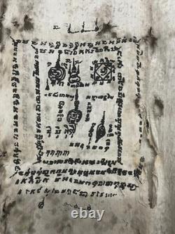 Rare Vintage Thai Yantra Talismanic Yant Shirt Large Over 40 Years Old Original