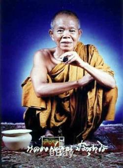 Rare1993 Phra Khun Paen LP Koon Wat Banrai 19 Takrud Thai Buddha Amulet Powerful