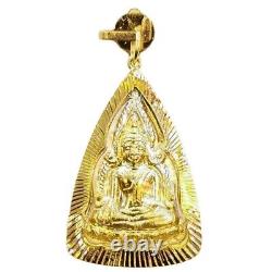 Real 18k gold pendant Chinnarat High Quality Buddha amulet magic Thai charm