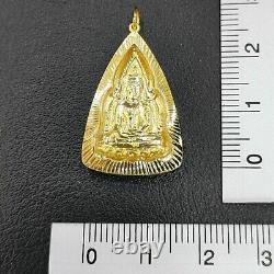 Real 18k gold pendant Chinnarat High Quality Buddha amulet magic Thai charm