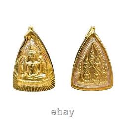 Real 18k gold pendant Chinnarat High Quality Buddha amulet magic Thai charm