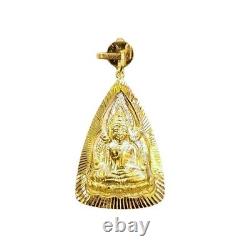 Real 18k gold pendant Chinnarat High Quality Buddha amulet magic Thai charm