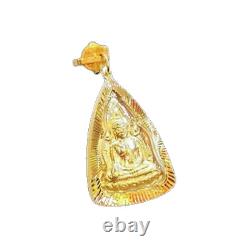 Real 18k gold pendant Chinnarat High Quality Buddha amulet magic Thai charm