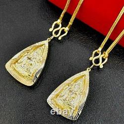 Real 18k gold pendant Chinnarat High Quality Buddha amulet magic Thai charm