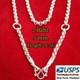 Real 925 Sterling Silver Rope Chain Necklace Thai Buddha Amulet Style 2 Baht