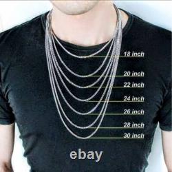 Real 925 Sterling Silver Rope Chain Necklace Thai Buddha Amulet Style 2 Baht