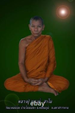 Real! MEED MOR Toa Wessuwan Phra LP Narong Old Wat Thai Amulet Buddha antique #2