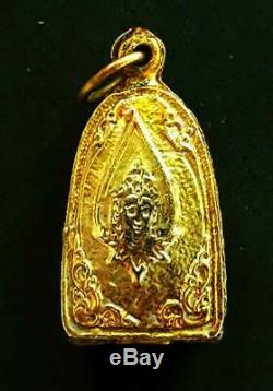 Real Phra Benjapakee 5 king of Thai Amulet Old Buddha Powerful Kru Wat Phra Keaw