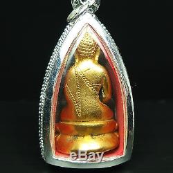 Real Phra KRING Chinbanchon WAT BOWONNIWET, Thai Buddha amulet