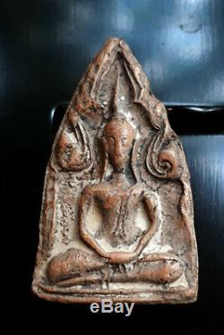 Real Phra Khun Paen Wat Bangklang Thai Buddha Magic Talisman, Pendant For Lucky
