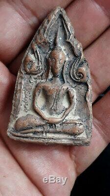 Real Phra Khun Paen Wat Bangklang Thai Buddha Magic Talisman, Pendant For Lucky
