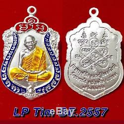 Real Phra LP Tim Wat Lahanrai 2557 With Box Temple Thai Buddha Amulet Necklace