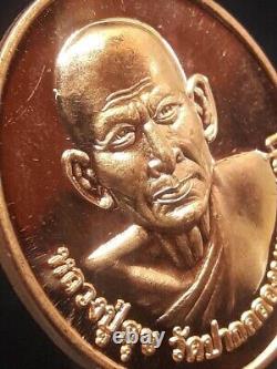 Real Phra Lp Suk Wat Makhamtao Talisman Luck Rich Wealth Thai Buddha Amulet