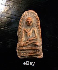 Real Phra Rod Mahawan Talisman Magic Lucky Wealth Old Thai Buddha Amulet Pendant