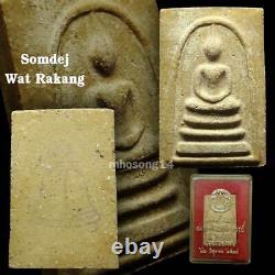 Real Phra Somdej Lp Toh Wat Rakang Thailand Luck Charm Old Thai Buddha Amulet