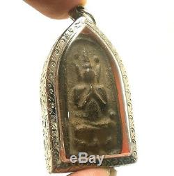 Real Powerful Lp Boon Buddha Chant Magic Mantra Blessing Thai Top Amulet Pendant