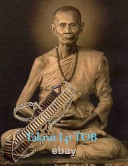 Real Thai Amulet Buddha Takrut Lp Trob Magic Pendant Talisman