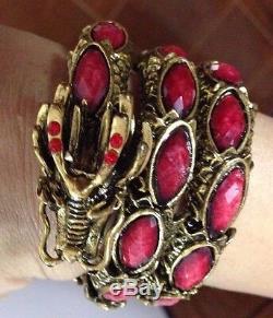 Red Eye Bracelet Bangle Buddha Payanak Naga Dragon Magic Thai Amulet Tasilman
