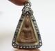 Red Phra Nangphaya Thai Antique Real Bless Buddha Lucky Love Amulet Rich Pendant