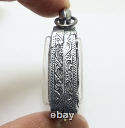 Red Phra Pong Supan Thai Antique Buddha Blessed Amulet Lucky Love Rich Pendant