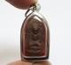 Red Phra Rod Benjapakee Thai Buddha Lucky Rich Money Amulet Protection Pendant