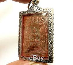 Red Phra Somdej Kampang Kaew Lp Jong Amulet Pendant Thai Powerful Magic Buddha