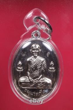 Rian Chao Khun Nor BE. 2515 Wat Thepsirinthrawat, Thai Buddha Amulet & Card