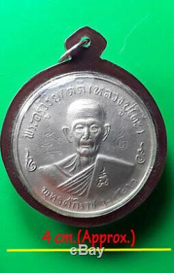 Rian, Coin, Luang Pu Toh Thai Amulet Buddha Best Powerful Lucky Pendant BE. 2512