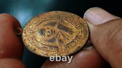 Rian LP CHUI Thai Amulet Thailand Buddha Lucky Wealth Money Pendant B. E. 2465