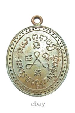 Rian LP Suk Wat Ma Kam Taw. Thai Buddha Amulet. With Certificate. Charm