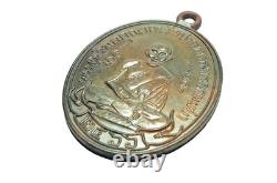 Rian LP Suk Wat Ma Kam Taw. Thai Buddha Amulet. With Certificate. Charm