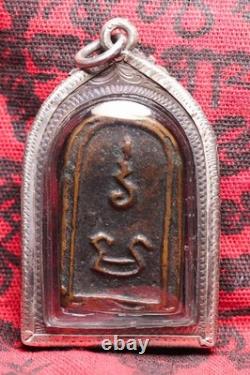 Rian Lp Tha, Wat Phra Niang Taek, NakhonPathom, y1907Thai Amulet Buddha