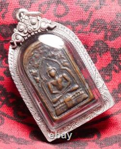 Rian Lp Tha, Wat Phra Niang Taek, NakhonPathom, y1907Thai Amulet Buddha