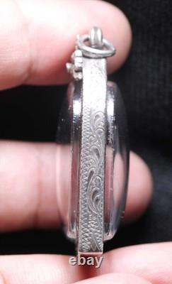 Rian Lp Tha, Wat Phra Niang Taek, NakhonPathom, y1907Thai Amulet Buddha