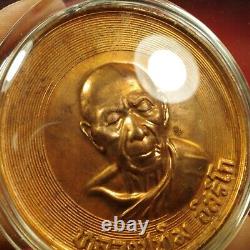Rien Bhat nam mon, LP. TIM BE 2553. Wat Rahanrai Thai buddha amulet & Card
