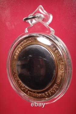 Rien Jatukam Ramathep Year 2550 B. E. Made Of Copper, Thai Buddha Amulet & Card