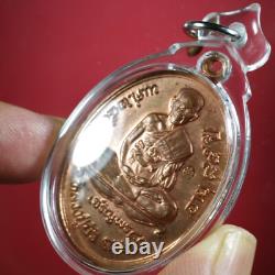 Rien LP Bua Roon Jarenporn, Nur Thongdang, BE. 2553, Thai buddha amulet &Card#3