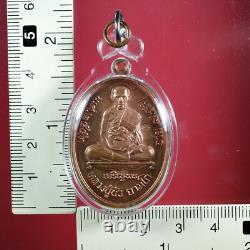 Rien LP Bua Roon Jarenporn, Nur Thongdang, BE. 2553, Thai buddha amulet &Card#3