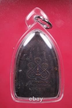 Rien Lp Ngern Wat Don Yay Hom, BE. 2512 Pim Klang Thai buddha amulet &Card#2