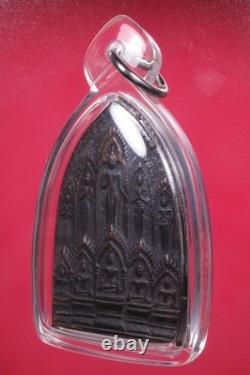 Rien Lp Ngern Wat Don Yay Hom, BE. 2512 Pim Klang Thai buddha amulet &Card#2