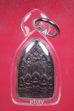 Rien Lp Ngern Wat Don Yay Hom, BE. 2512 Pim Lek Thai buddha amulet &Card#3