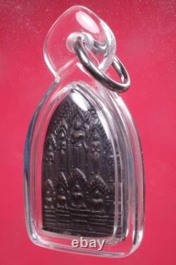 Rien Lp Ngern Wat Don Yay Hom, BE. 2512 Pim Lek Thai buddha amulet &Card#3