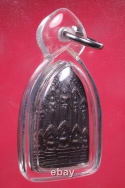 Rien Lp Ngern Wat Don Yay Hom, BE. 2512 Pim Lek Thai buddha amulet &Card#3
