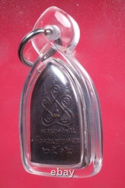 Rien Lp Ngern Wat Don Yay Hom, BE. 2512 Pim Lek Thai buddha amulet &Card#3