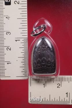 Rien Lp Ngern Wat Don Yay Hom, BE. 2512 Pim Lek Thai buddha amulet &Card#3