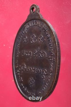 Rien Luang Por Kasem (Nuer Thong dang) BE. 2517 &Thai buddha Amulet Card #8