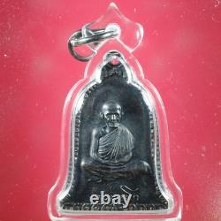 Rien Rakhang (Nuer Thongdang) LP Kasem- BE. 2536 & Thai buddha amuletCard #24