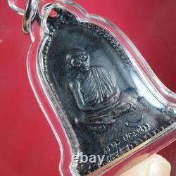 Rien Rakhang (Nuer Thongdang) LP Kasem- BE. 2536 & Thai buddha amuletCard #24