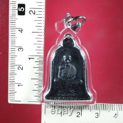 Rien Rakhang (Nuer Thongdang) LP Kasem- BE. 2536 & Thai buddha amuletCard #24